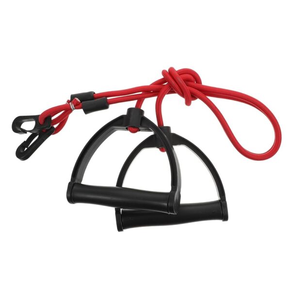 1 Pair Pull Rope Resistance Exercise Band Multifunctional Tension Rope -up Cords Stepper Resistance Bands Workout Bands Sports Fitness Equipment Stepper Pulling Bands Emulsion Red
