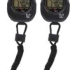 2 PCS Chronograph Digital Handheld Multi Function Professional Electronic Sports Stopwatch Timer Stop Watch cronometro