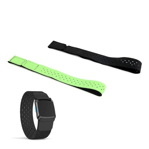 2 Pcs Replacement Heart Rate Monitor Armband Straps for Orange Theory, Universal 15.7" Adjustable Soft Heart Rate Band Compatible with OTF Burn Orange Theory Fitness Polar...