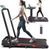 3 in 1 Walking Pad Treadmill with Handle Bar & Incline, 300 lb Capacity, 2.5HP Under Desk Treadmill, Portable Foldable Treadmills for Home Small Spaces Office