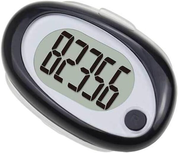 3D Digital Step Counter for Walking Clip on Pedometer with Clip Activity Time 7 Days Memory Walking Distance Miles/km Exercise Fitness Activity Calorie for Men Women