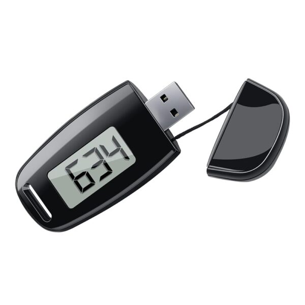 3D Pedometer for Walking，Pedometer for Walking Steps and Miles USB Charging with Backlight，Accurate Step Tracker with Detachable Clip and Lanyard， Step Counter for Walking for...