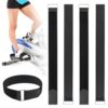 4 Pcs Ellipse Leg Exerciser Machine Pedal Straps, Adjustable Elliptical Trainer Straps for Under Desk, Elliptical Peddler Foot & Leg Training Strap for Fitness Home Sports...