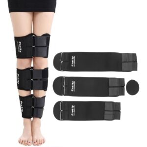 Agatige 3pcs Leg Correction Belt, Stretchy Shaping Legs Posture Corrector for X Type Legs O Type Legs(M)