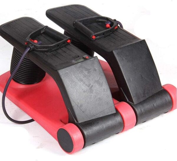 Air Stepper Climber Fitness Machine Resistant Cord Air Step Aerobics Machine Fitness Adjustable Mini Stair Stepper Exercise Equipment Step
