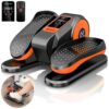 ANCHEER Under Desk Elliptical Machine for Home 100% Pre-Assembled, Ellipse Leg Exerciser for Seniors with 12 Adjustable Speeds, Quiet & Portable Seated Pedal Exerciser with...