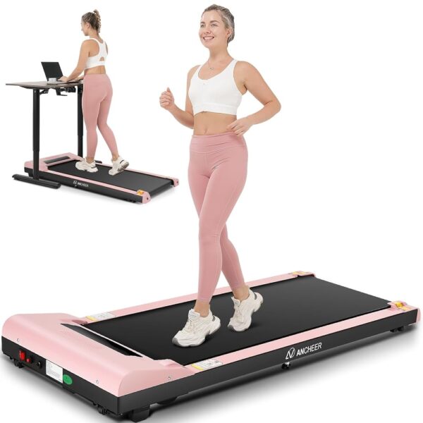 ANCHEER Walking Pad Under Desk Treadmill for Home Office with App Control 2.5 HP Compact Electric Treadmills with Remote Control,300lbs Weight Capacity,Ultra-Quiet &...