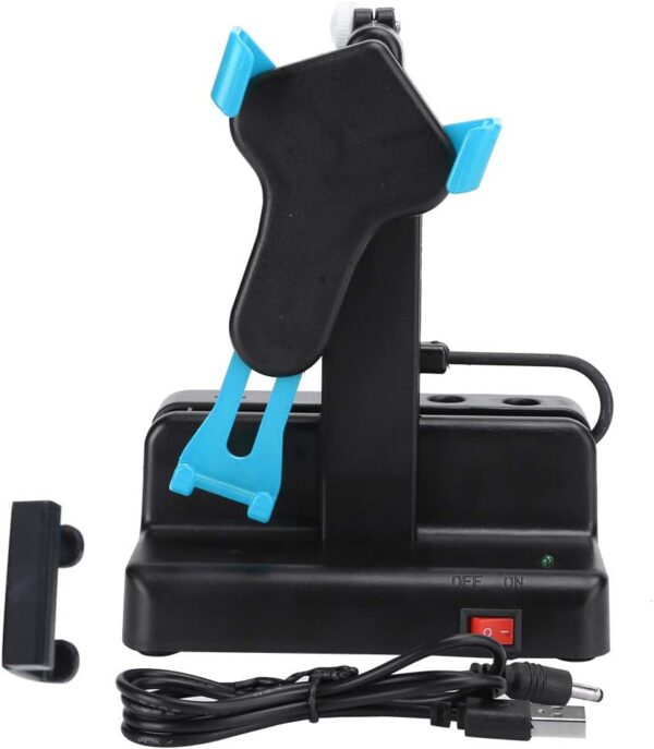 Automated Mobile Phone Shaker - Step Counter & Pedometer (Sky Blue) for Effortless Left-Right Swinging Motion