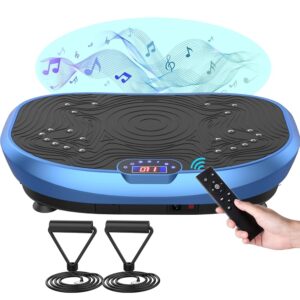 AXV Vibration Plate Exercise Machine Whole Body Workout Portable Mini Vibrate Fitness Platform Lymphatic Drainage Machine for Weight Loss Shaping Toning Wellness Home Gyms...