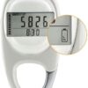 BESPORTBLE Portable Pedometer 3D Digital Pedometer with Clip Simple Walking Step Counter for Men Women Kids Track Steps and Miles/Km Calories Burned Random Color