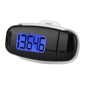 Blingbin 3D Pedometer for Walking, Simple Digital Step Counter with Removable Clip and Lanyard, USB Rechargeable Accurate Pedometers for Steps Track with Backlight for Men Women...