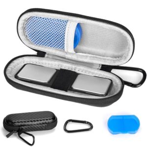 Case for AliveCor Kardia Mobile Heart Monitor, Hard Shell Case for Kardiamobile 6L and Kardia Mobile EKG Device with Pill Box, Heart Monitor EKG Travel Carrying Case
