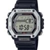 Casio LED Illuminator Dual-Time 1/100-Second Stopwatch w/ 5 Multi-Function Alarms MWD-110H-1AV