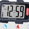 Coolfire 3D Accurate Pedometer for Walking, Simple Step Counter with Large Watch Display, Pedometer for Walking Steps, Calorie and Miles. Fitness Tracker, Auto Set by App
