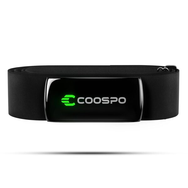 COOSPO Heart Rate Monitor Chest Strap H9Z, HRM Bluetooth 5.0 ANT+,Heart Rate Monitor Chest Sensor with Rechargeable Battery
