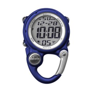 Dakota Light Digital Backpacker, Clip Watch, Alarm, Stopwatch, Timer and Dual Time Watch, Outdoor Gifts for Men and Women, Use for Fishing, Hunting, and More, Tactical Digital...