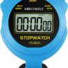 Digital Simple Stopwatch, Single Lap Basic Stopwatch, No Bells, No Clock, No Alarm, Silent, ON/Off for Coaches