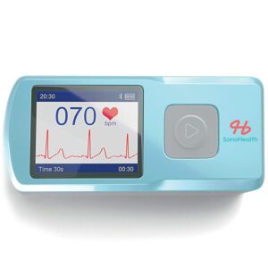 ECG Portable Heart Rate Monitor - Capture Heart ECG Metrics | Standalone with Vibrant LCD Display & Ample Storage | Zero Monthly Subscriptions