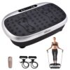 EILISON Atom Vibration Plate Exercise Machine - Full Body Vibration Fitness Platform Equipment for Home & Travel Workout, Weight Loss, Toning & Wellness - Max User Weight...