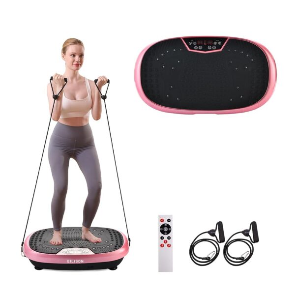 EILISON Bolt Vibration Plate Exercise Machine - Lymphatic Drainage Machine for Weight Loss Home Fitness - Whole Body Vibration Platform Exercise Machine for Recovery, Tonning...