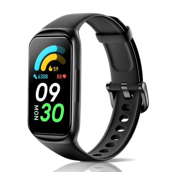 ENGERWALL 1.47" Health Fitness Tracker Smart Watch with 24/7 Heart Rate, Blood Oxygen Stress Level Sleep Monitor, IP68 Waterproof Activity Tracker and Smartwatch, Pedometer for...