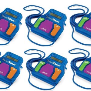 ETA hand2mind VersaTimer Stopwatch / Timer, Set of 6