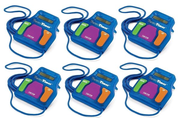 ETA hand2mind VersaTimer Stopwatch / Timer, Set of 6