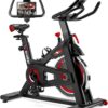 Exercise Bike, WENOKER Indoor Cycling Bike/Stationary Bike for Home, Indoor Bike with Silent Belt Drive, Heavy Flywheel and LCD Monitor for Home Gym Cardio Workout Training