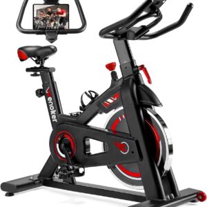 Exercise Bike, WENOKER Indoor Cycling Bike/Stationary Bike for Home, Indoor Bike with Silent Belt Drive, Heavy Flywheel and LCD Monitor for Home Gym Cardio Workout Training