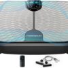 FEIERDUN Vibration Plate Exercise Machine, Vibration Plate for Lymphatic Drainage, Power Plate Vibration Platform w/ Loop Bands for Weight Loss & Toning