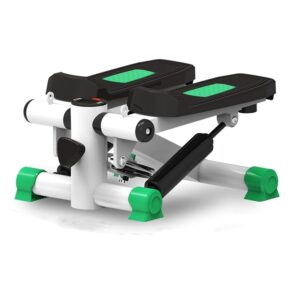 Fitness Stair Air Stepper Household Mute Mini Fitness Stepper Exercise Equipment Indoor Multi-Function Legs Fitness Step Pedal Machines with Resistance Bands