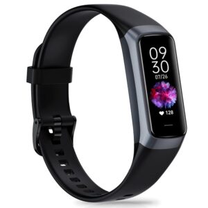 Fitness Tracker, Step Tracker for 24/7 Heart Rate, Blood Oxygen Blood Pressure Sleep Tracking, Step Counter Watches with Android iOS, Activity Tracker Pedometer for Women Men