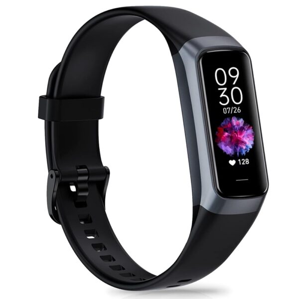 Fitness Tracker, Step Tracker for 24/7 Heart Rate, Blood Oxygen Blood Pressure Sleep Tracking, Step Counter Watches with Android iOS, Activity Tracker Pedometer for Women Men