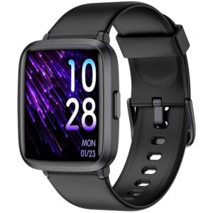 Fitness Tracker Watch, Step Tracker with Heart Rate, Blood Oxygen Sleep Monitor, 5ATM Waterproof Pedometer, Step Calorie Counter, Health Fitness Watch for Sports, Activity...