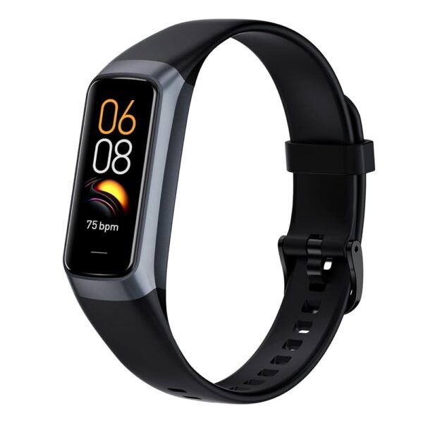 Fitness Tracker with 24/7 Heart Rate Blood Oxygen Sleep Monitor,Activity Tracker with 1.1" AMOLED Touch Color Screen, Multiple Sport Modes Step Counter ,IP68 Waterproof for...