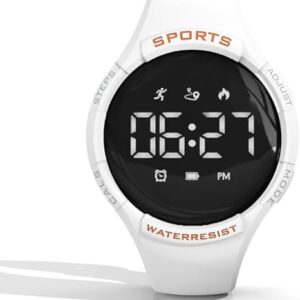 Fitness Watch (No Need App) Pedometer Watch for Calories, Distance, Step Counter for Walking Mens Womens Digital Watch Fitness Tracker Without Smartphone