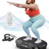 FLYBIRD Vibration Plate- 4D & Oscillation Two Types Vibration Platform, Whole Body Workout Vibration Plate Exercise Machine for Bone Density Building & Lymphatic Drainage