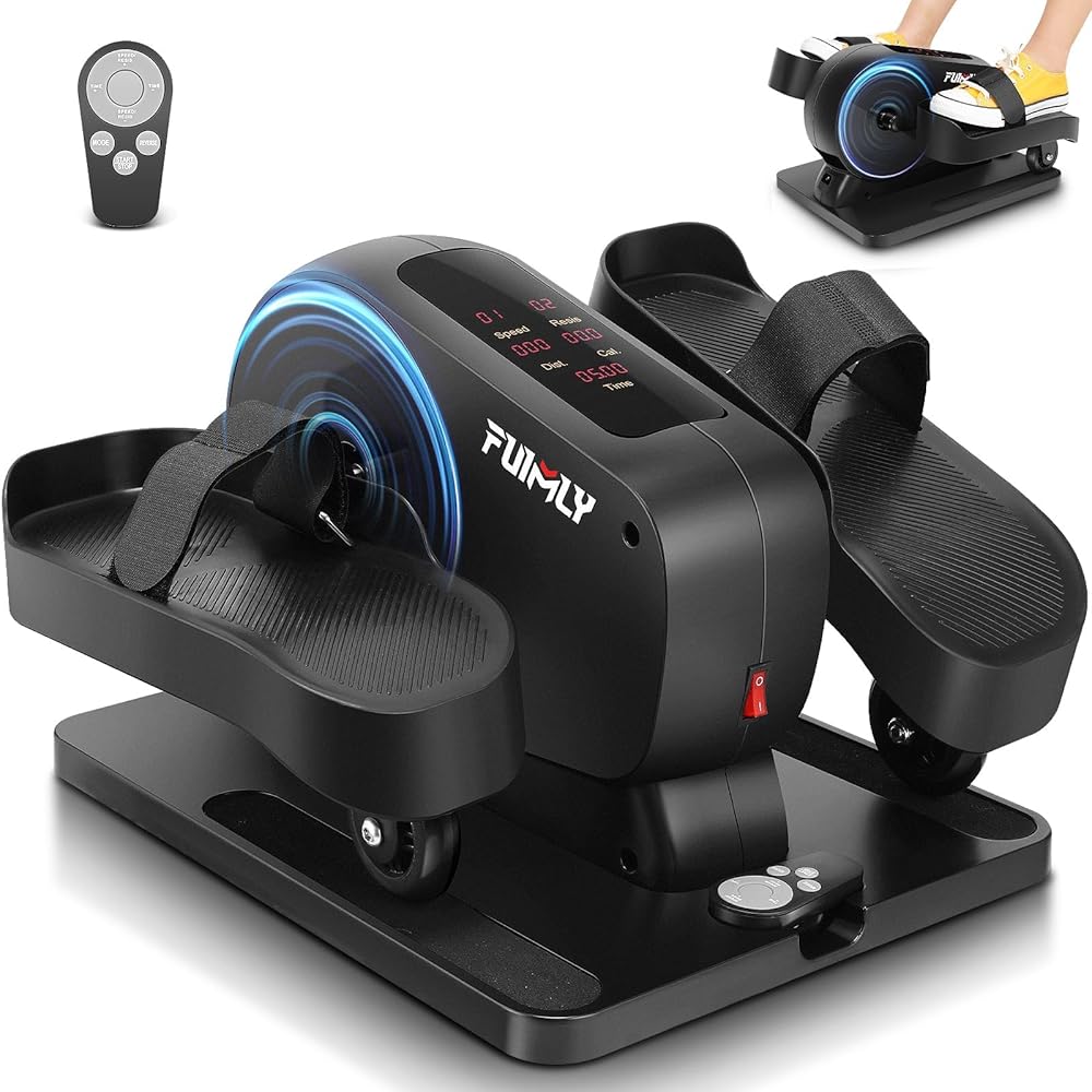 FUNMILY Under Desk Elliptical, 2 in 1 Leg Exerciser While Sitting for Seniors Adults, Ellipse Leg Exerciser with Display Monitor & Remote Control for Home Office Use FUNMILY Under Desk Elliptical, 2 in 1 Leg Exerciser While Sitting for Seniors Adults, Ellipse Leg Exerciser with Display Monitor & Remote Control for Home Office Use