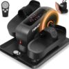 FUNMILY Under Desk Elliptical Machine, Resistance/Speed Dual Mode Ellipse Leg Exerciser While Sitting for Seniors Exercise Bike Pedal Exerciser While Sitting with Massage...