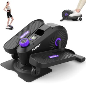 FUNMILY Under Desk Elliptical, Sitting or Standing Ellipse Leg Exerciser as Seen on TV, Foot & Leg Bike Pedal Exerciser, Mini Elliptical Machine for Home Use, Portable...