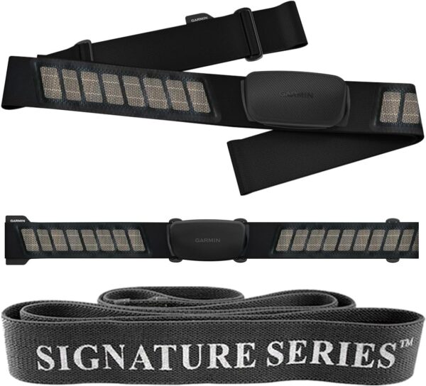 Garmin HRM Heart Rate Monitor Chest Strap | Wireless, Real-Time Transmission for Indoor and Outdoor Exercise | Signature Series Resistance Band