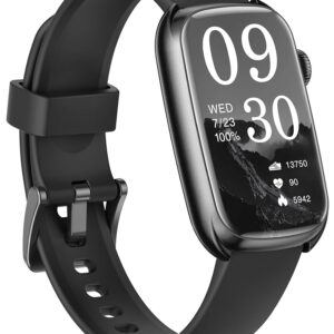 Health & Fitness Tracker, Smart Watch with Blood Pressure,Blood Oxygen, 24/7 Heart Rate Monitor,Sleep Tracker,Pedometer,Multi-Sport Mode, IP68 Waterproof Activity Trackers for...