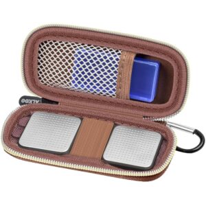 Heart Monitor Case Compatible with AliveCor Kardia Mobile ECG/for KardiaMobile 6L for Apple and Android Device - CASE ONLY (Brown)