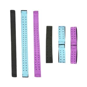 Heart Rate Monitor Band, Replacement Soft Heart Rate Strap Adjustable Armband Straps Compatible with OTF (3Pcs 0.8 x 13.7 Inch+3Pcs 0.8 x 7 Inch)
