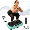 HOTWAVE Vibration Plate Exercise Machine for Lymphatic Drainage, Power Vibrating Plates Platform for Weight Loss - Whole Body Waver Shaker Vibration Plate Machine Home Gym...