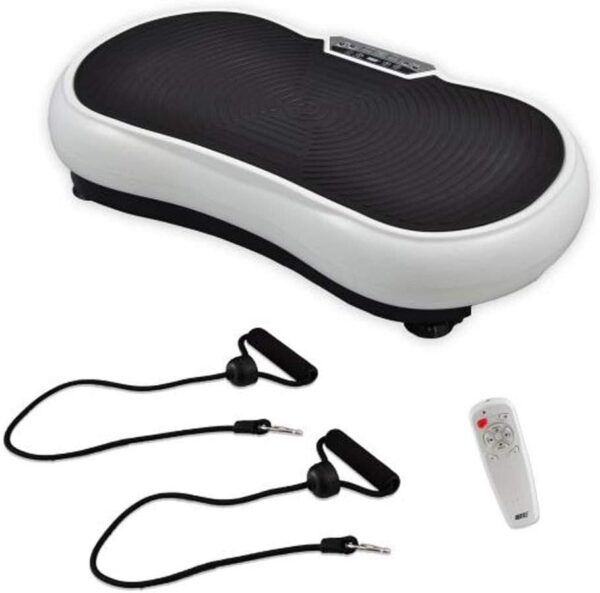 Hurtle Fitness Vibration Platform Workout Machine | Exercise Equipment For Home | Lymphatic Drainage |Weight Loss Fat Burner & Toning for Women & Men Includes Remote Control & 2...