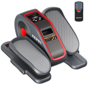 KeppiFitness Under Desk Elliptical Machine, Ellipse Leg Exerciser Equipment for Home, Electric Seated Pedal for Leg Exercise with Remote Control, Mini Elliptical Machine for...