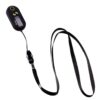 Kisangel 3D Step Counter Mini Digital Counter Simple LED Walking Pedometer Clip on E Clips Pocket Pedometer for Men Women Fitness Exercise (Black)