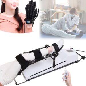 Knee Rehabilitation Equipment, CPM Machine with Wireless Remote Control&workout Gloves, Lower Limb Traction Machine Leg Training Device, 0-120° Adjustable Exercise...