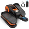 LapEasy Under Desk Elliptical Machine, Electric Ellipse Leg Exerciser for Seniors Portable Mini Seated Elliptical for Home with Display Monitor and Remote Control 12 Adjustable...